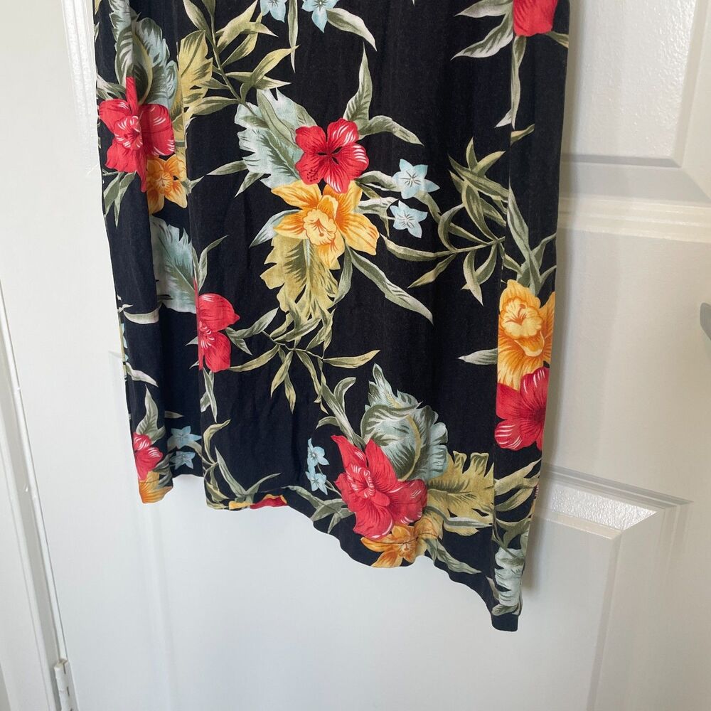 Vtg Caribbean Joe Womens Hawaiian Dress Sz M Tropical Resort Travel Cruise - Picture 4 of 9